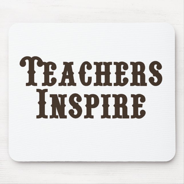 Mousepad Professores inspiram (Frente)