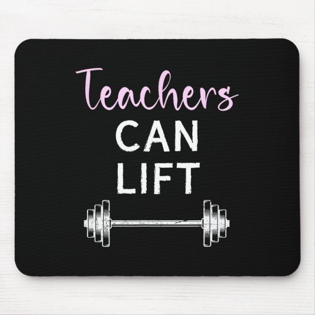 Mousepad Professores Podem Levantar O Trabalho De Elevação  (Frente)