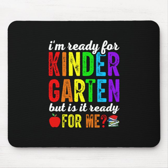 Mousepad Professores Prontos Para O Jardim De Infância (Frente)