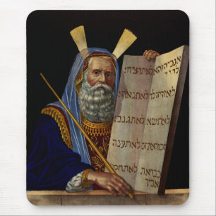 Mousepad Profeta Moisés com as Tábuas da Lei 
