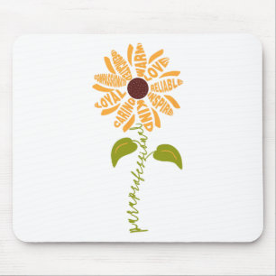 Mousepad Profissional Auxiliar Para Professor Girassol Ck P