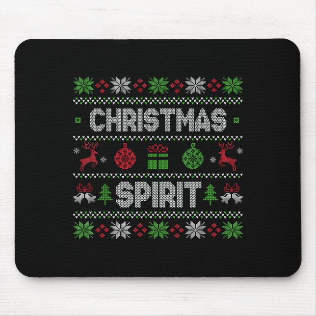 Mousepad Profundamente Na Camiseta De Natal Casais Correspo (Frente)