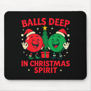 Mousepad Profundamente no Espírito Natalino Humor de Natal