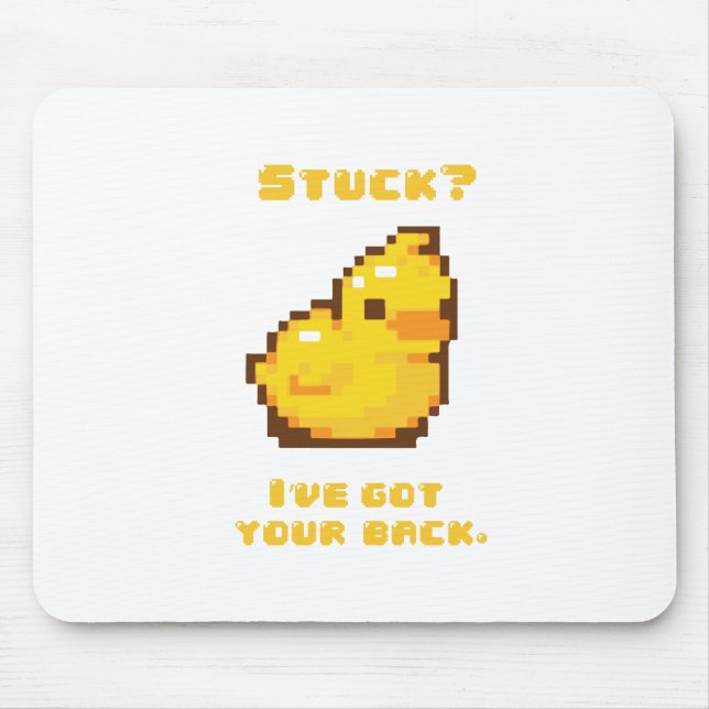 Mousepad Programação Ducky de borracha (Frente)
