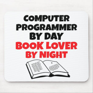 Mousepad Programador de Computador do Book Lover