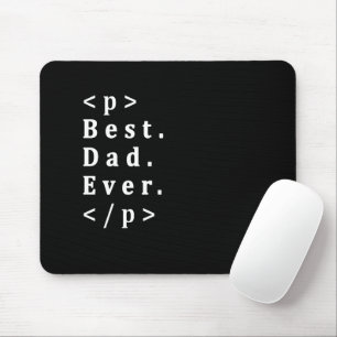 Mousepad Programador do colaborador da Web do dia dos pais