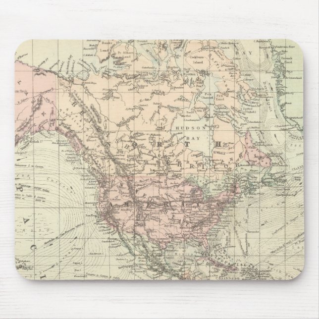 Mousepad Projeção mundial do Mercator (Frente)