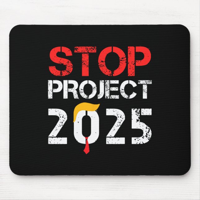 Mousepad Projeto Anti Trump 3 do Projeto 2025 (Frente)