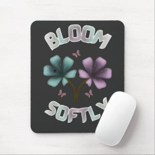 Mousepad Projeto Floral de Primavera Bloom Softly Pastel Co