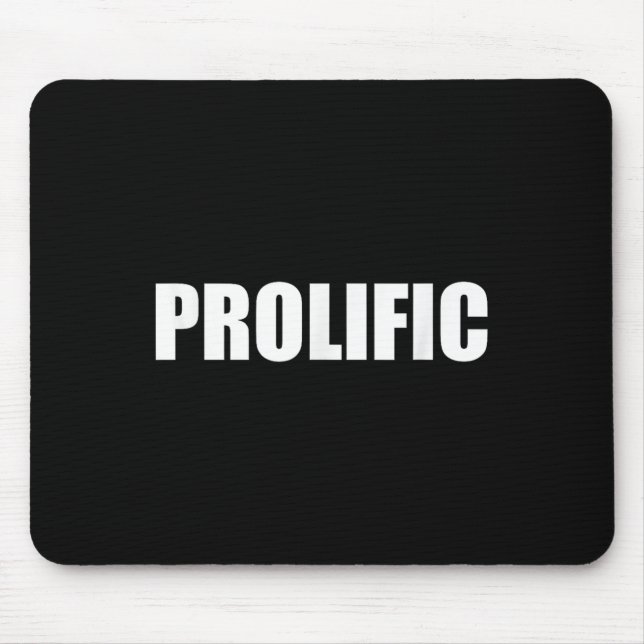 Mousepad Prolific Insrational For Entrepreneurs  (Frente)