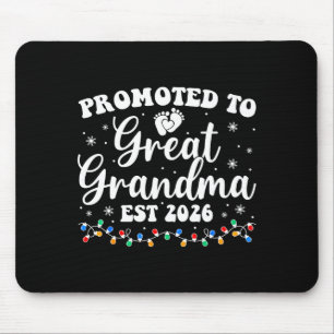 Mousepad Promovida a Bisavó Est 2026 Primeira Vez Nova 