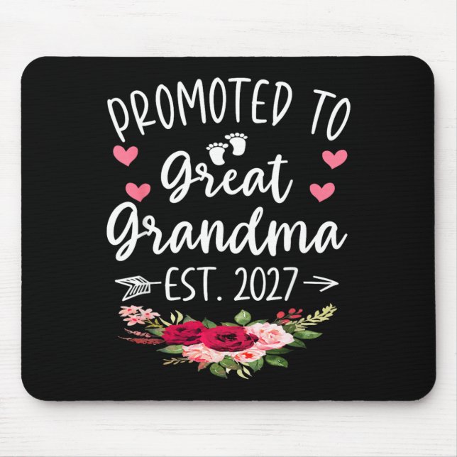 Mousepad Promovida a Bisavó Est 2027 Ft Time New (Frente)