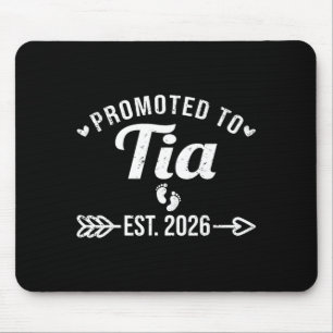 Mousepad Promovido a tia est 2026 tia espanhola engraçada