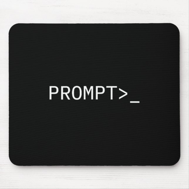 Mousepad Prompt Coder Gift For Ai Prompt Engineer &amp; Hac (Frente)