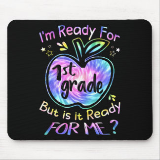 Mousepad Pronto Para 1ª Série Tie Dye Volta às Aulas Olá F