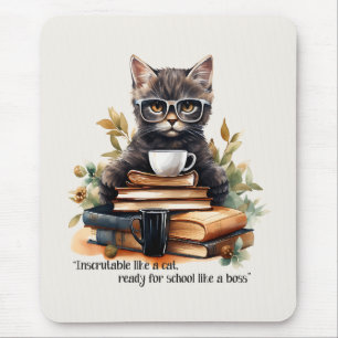 Mousepad Pronto Para A Escola Como Um Chefe