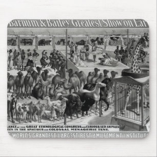 Mousepad Propaganda de poster, 'o Barnum e o Bailey