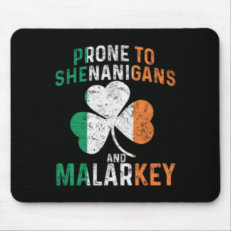 Mousepad Propenso a Travessuras e Bobagens Divertido St Pat