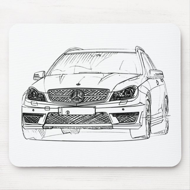 Mousepad Propriedade 2012 de MBAMG C63 (Frente)