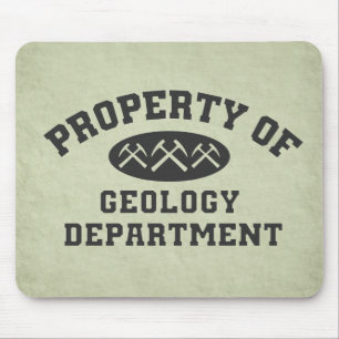 Mousepad Propriedade do departamento da geologia