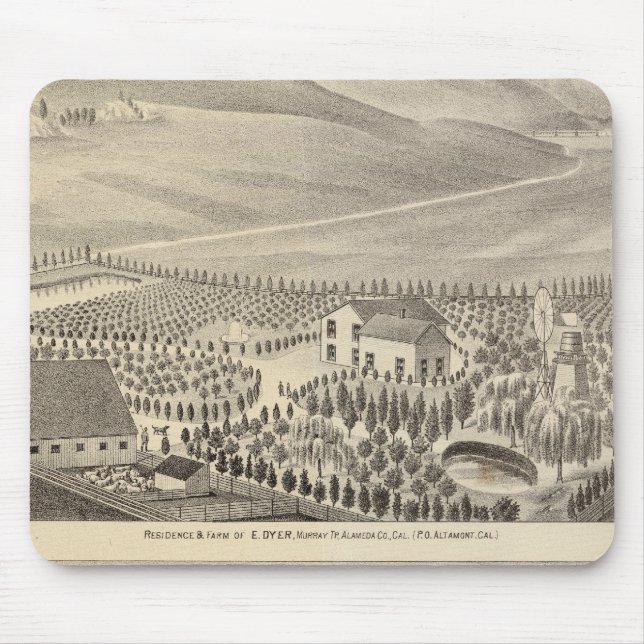 Mousepad Propriedades do Dyer, Hupers (Frente)