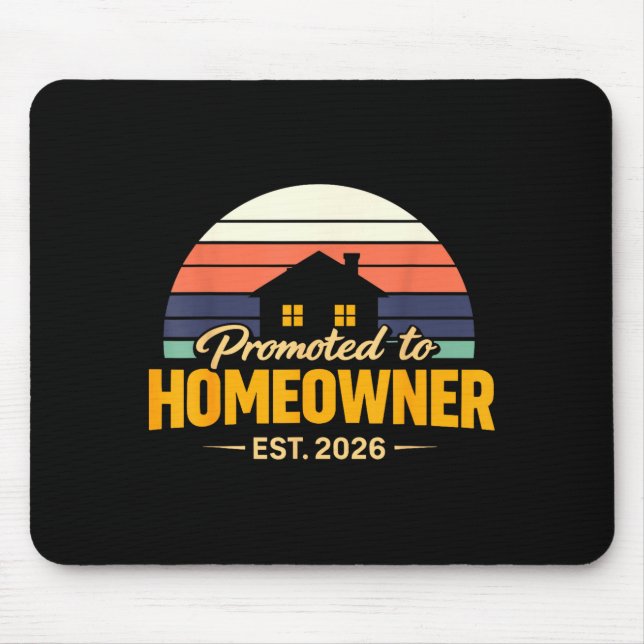 Mousepad Proprietário da casa 2026 presente de inauguração  (Frente)