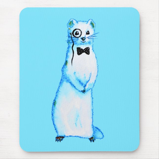 Mousepad Proprietário de animais de estimação de mustelid d (Frente)
