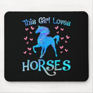 Mousepad Proprietário De Cavalo Esta Menina Adora Cavalos C