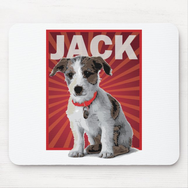 Mousepad Proprietário do animal de estimação de Jack (Frente)