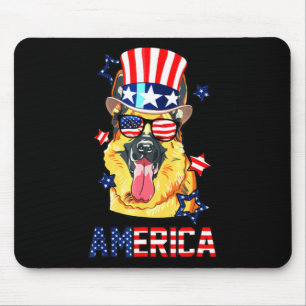 Mousepad Proprietário Do Cachorro german shepherd 4 De Julh