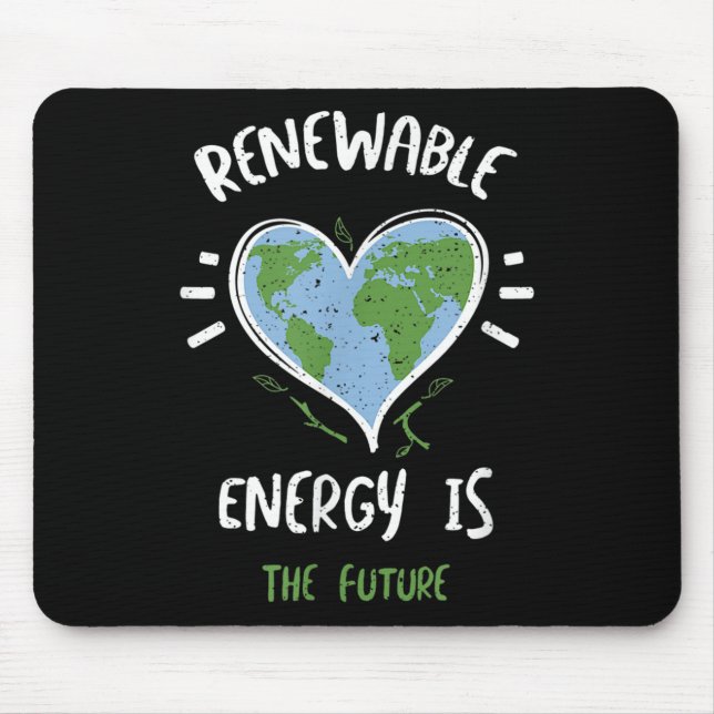 Mousepad Proteção Ambiental - A Energia Renovável É T... (Frente)