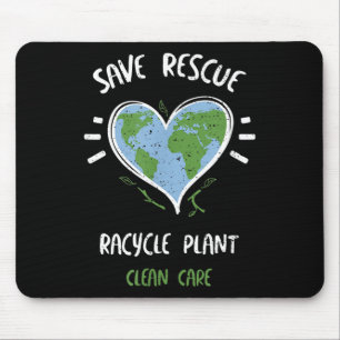 Mousepad Proteção Ambiental_ Salvar Racycle de Emergência P