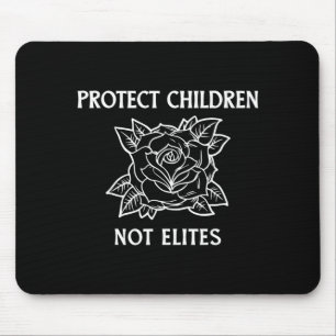 Mousepad Proteger crianças, não elites