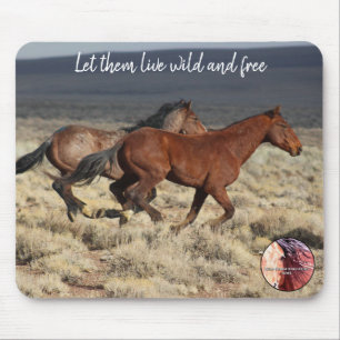 Mousepad Proteger Nossos Cavalos Selvagens