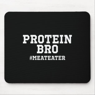 Mousepad Proteína Engraçada Peso Levantando Carne Comida Ch
