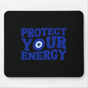 Mousepad Proteja Sua Energia Olho do Mal Espiritual Vibraçõ