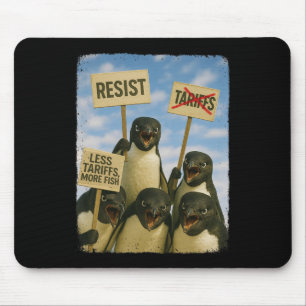 Mousepad Protesto Contra Tarrifs Marcha: Diversão De Ativis