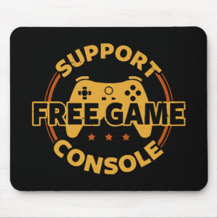 Mousepad Protesto de jogo engraçado de console de jogos