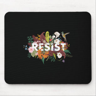 Mousepad Protesto Político Anti-Trump Floral