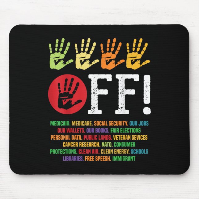 Mousepad Protestos Contra Segurança Social E Medicamento Pr (Frente)