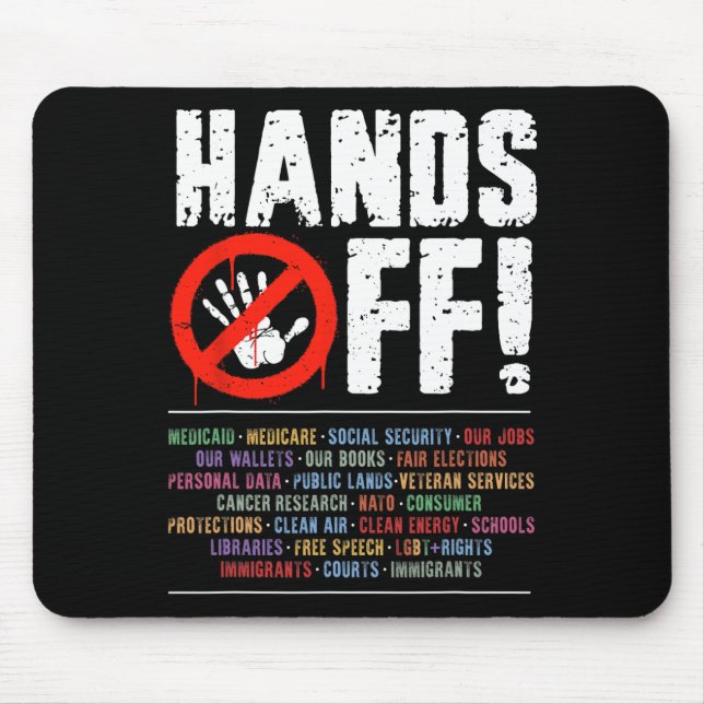 Mousepad Protestos Contra Segurança Social E Medicamento Pr (Frente)