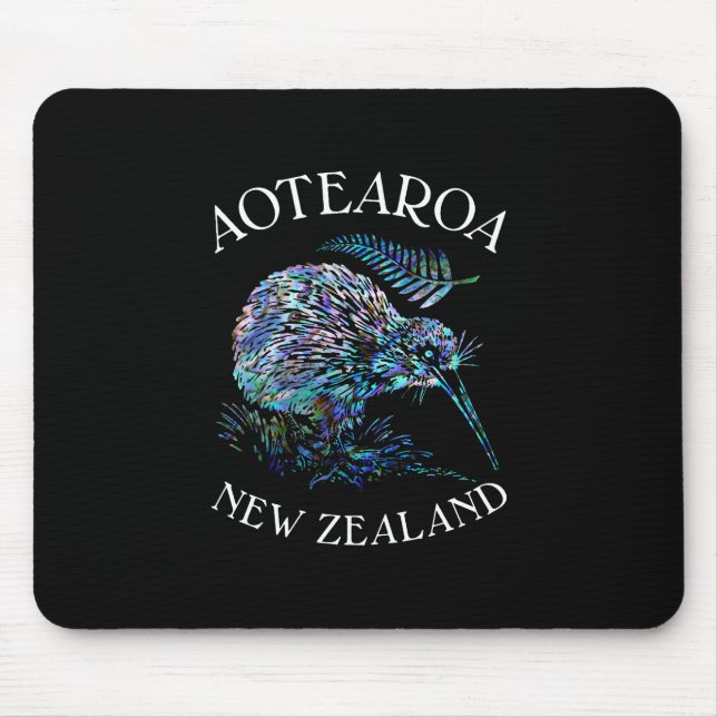 MOUSEPAD PROTETOR DE LAPTOP KIWI NOVA ZELÂNDIA PAUA (Frente)