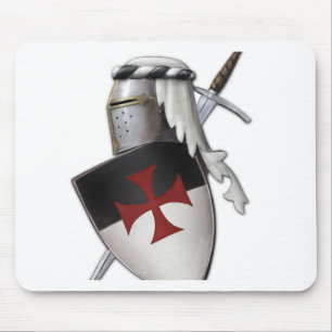 Mousepad Protetor de Templar dos cavaleiros