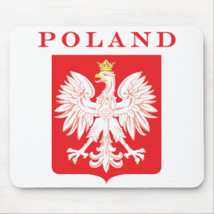 Mousepad Protetor do vermelho de Eagle do Polônia