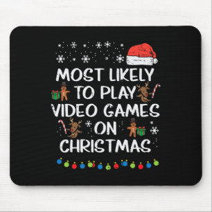 Mousepad Provavelmente Jogar Videos games na Família Natal
