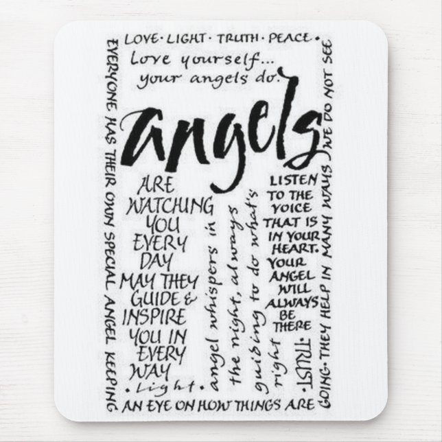 Mousepad Provérbio do anjo (Frente)