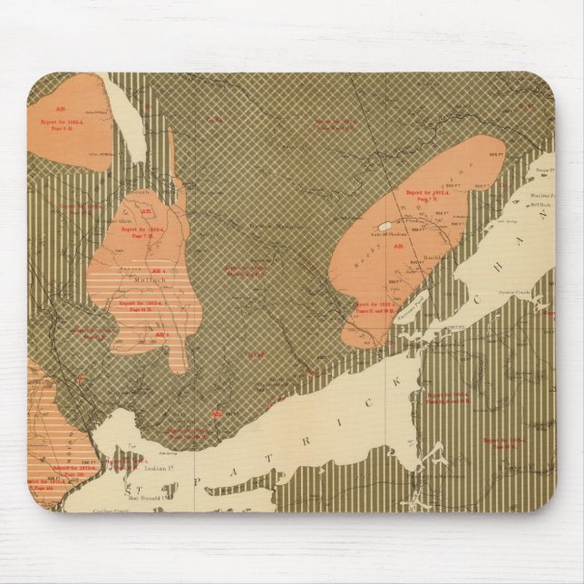 Mousepad Província da Nova Escócia Ilha de Cape Breton 2 (Frente)