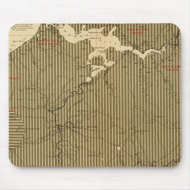 Mousepad Província da Nova Escócia Ilha de Cape Breton 4 (Frente)