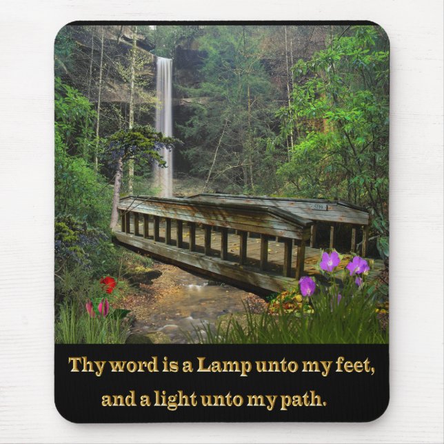 Mousepad Psalm 119 (rato cristão) (Frente)