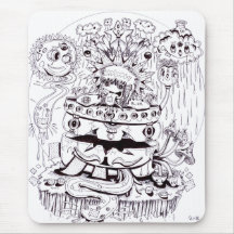 Psicadélico preto e branco